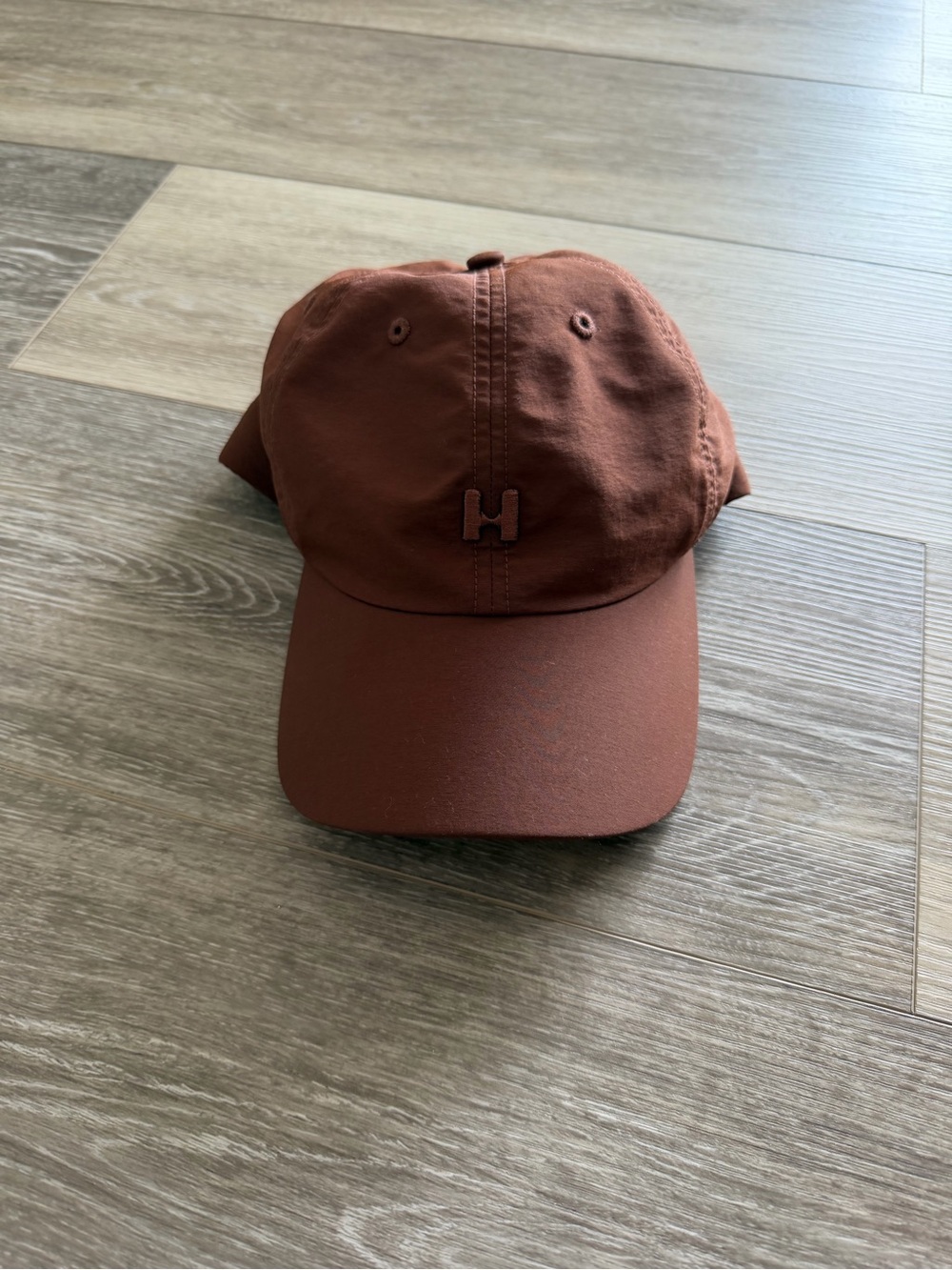 Halfdays Brown Nylon UV Hat